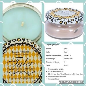 Tyler resort and high maintenance 3.4 oz